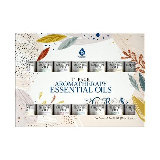 14 pack aromatherapy essential oil gift set - Leadinggene.com