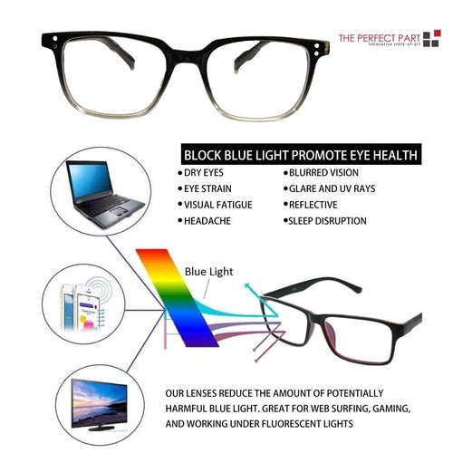 2 PK Unisex Blue Light Blocking Reading Glasses Computer Readers - Leadinggene.com