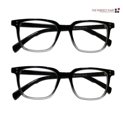 2 PK Unisex Blue Light Blocking Reading Glasses Computer Readers - Leadinggene.com